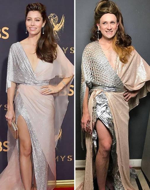 Ünlülerin Fotoğraflarını Taklit Eden Adam Güldürdü 15