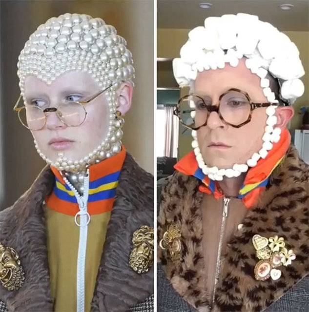 Ünlülerin Fotoğraflarını Taklit Eden Adam Güldürdü 16