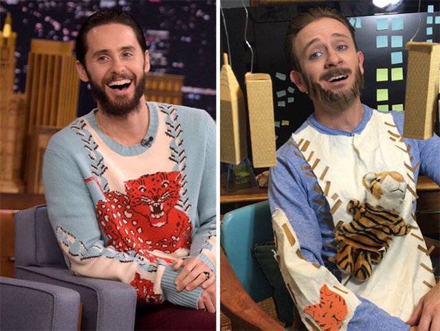 Ünlülerin Fotoğraflarını Taklit Eden Adam Güldürdü 8