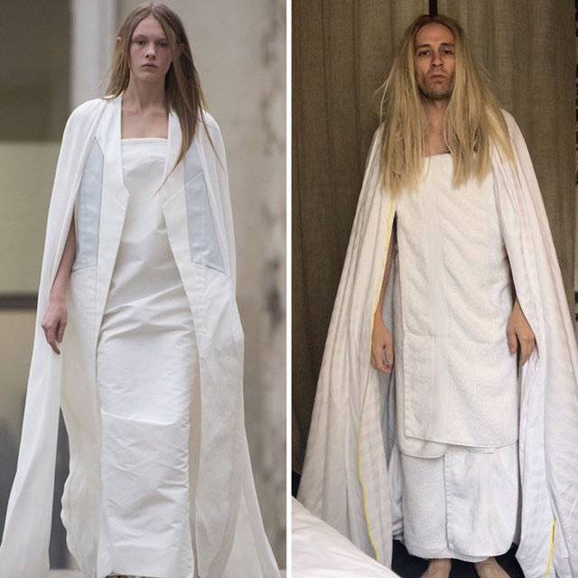 Ünlülerin Fotoğraflarını Taklit Eden Adam Güldürdü 9