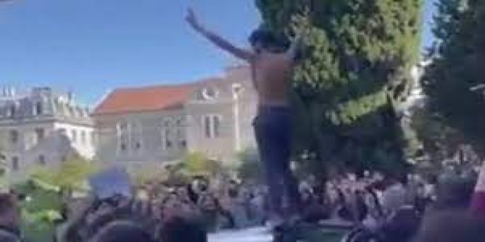 Boğaziçi Üniversitesi'nde arbede yaşandı!