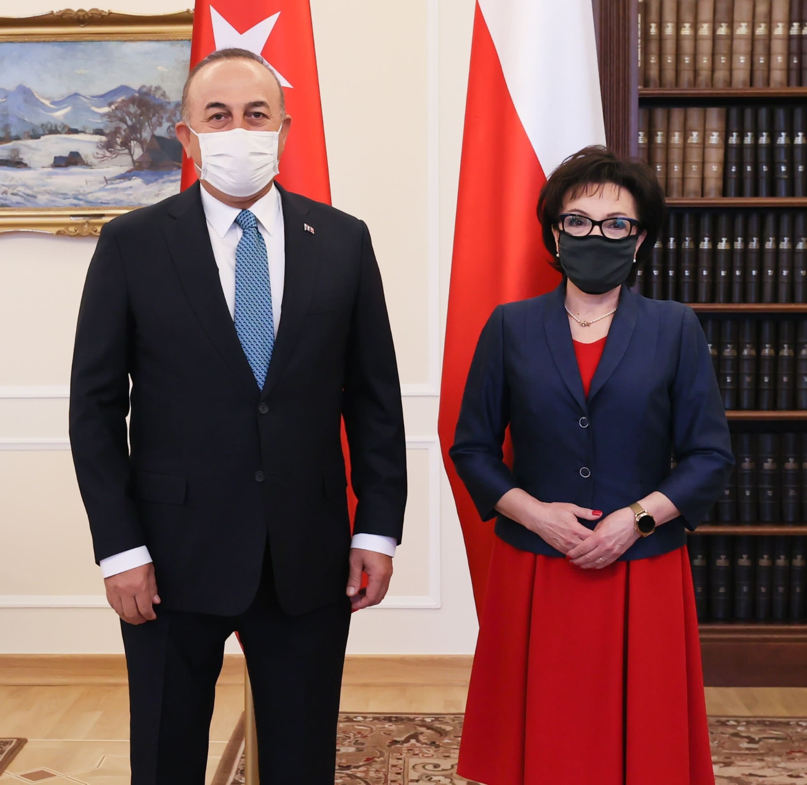 Bakan Çavuşoğlu, Polonya Temsilciler Meclisi Başkanı Witek İle Görüştü