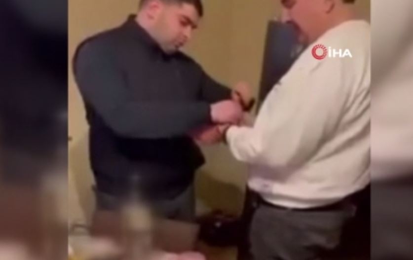 Eski Gürcistan Cumhurbaşkanı Saakaşvili’nin gözaltına alındığı anlar ortaya çıktı