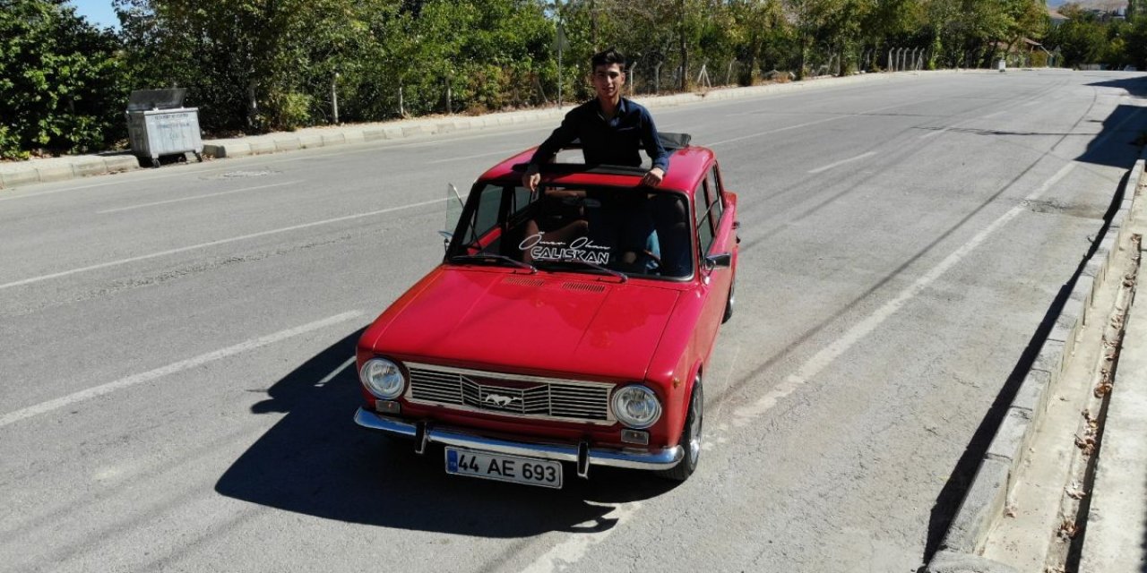 Malatyalı genç, 1974 model Murat 124 için 60 bin TL harcadı