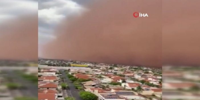 Brezilya’da kum fırtınaları devam ediyor