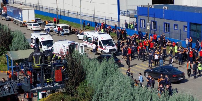 Samsun’da otomotiv fabrikasında yangın: 19 işçi hastanelik oldu