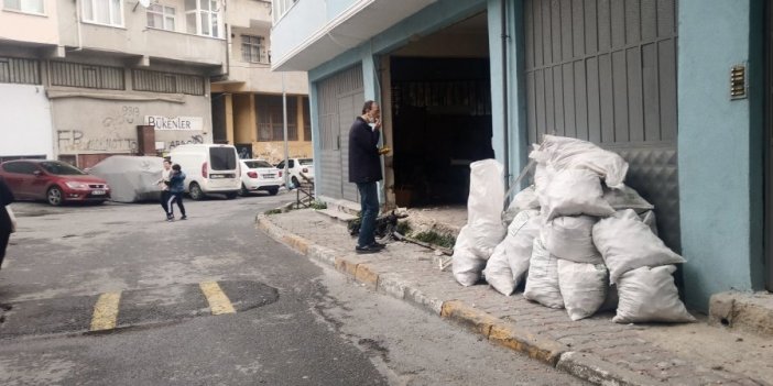 İstanbul’da feci kaza: Otomobil depoya daldı, kadın ölümden saniyelerle kurtuldu