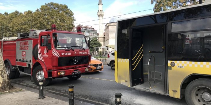 Fatih’te iki İETT otobüsü çarpıştı: 2 yaralı