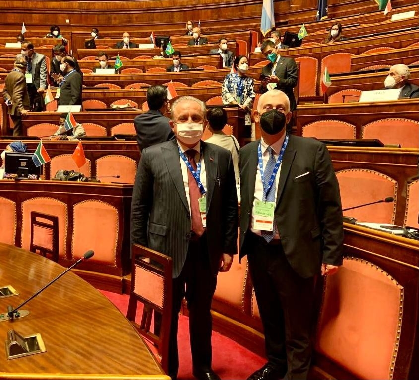 TBMM Başkanı Şentop’tan İtalya’da yoğun diplomasi trafiği