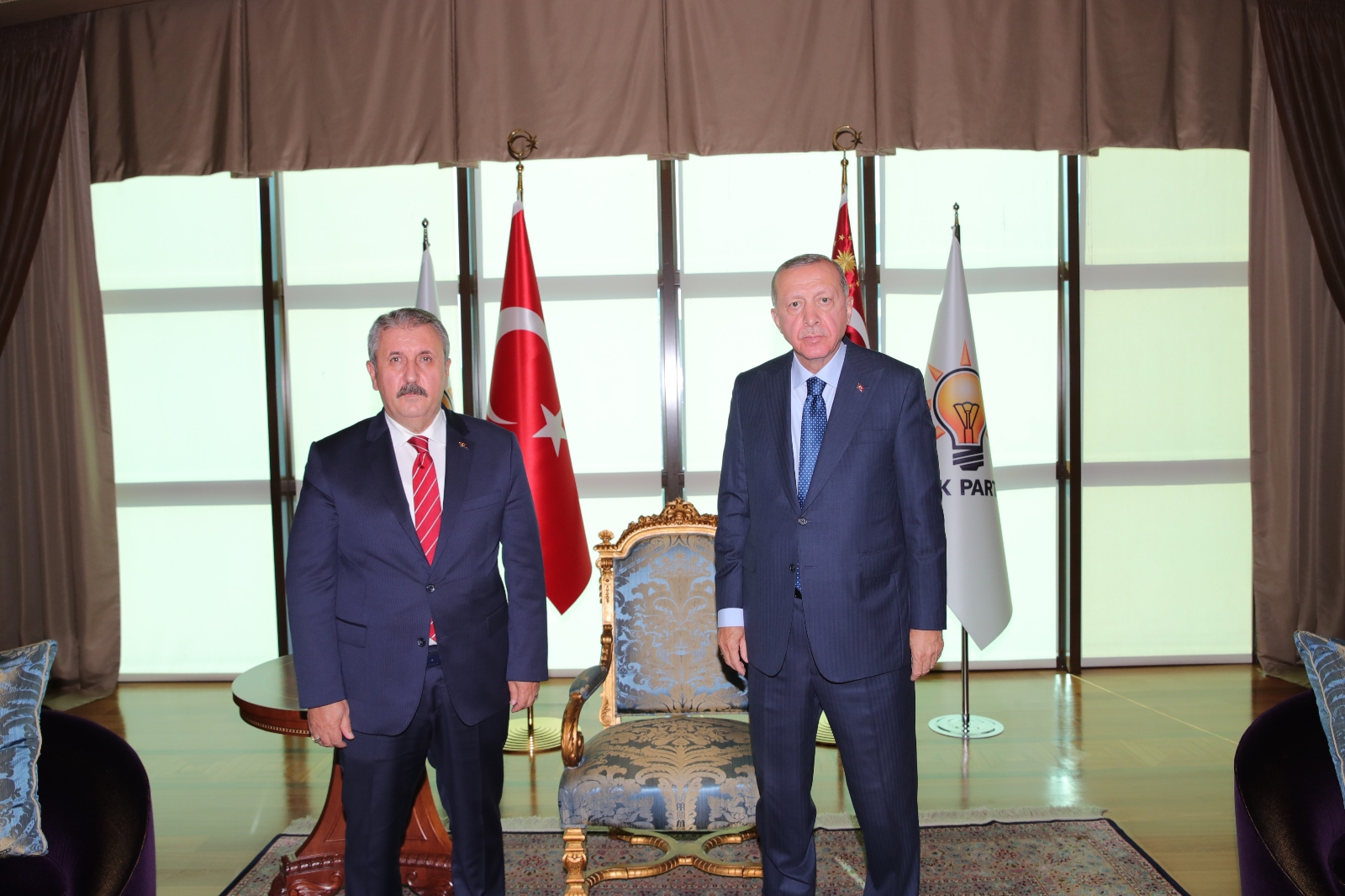 Erdoğan, BBP Genel Başkanı Destici’yi kabul etti