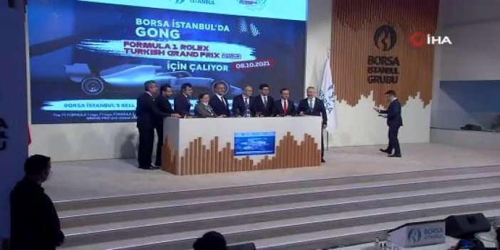 Borsa İstanbul’da gong Formula 1 için çaldı