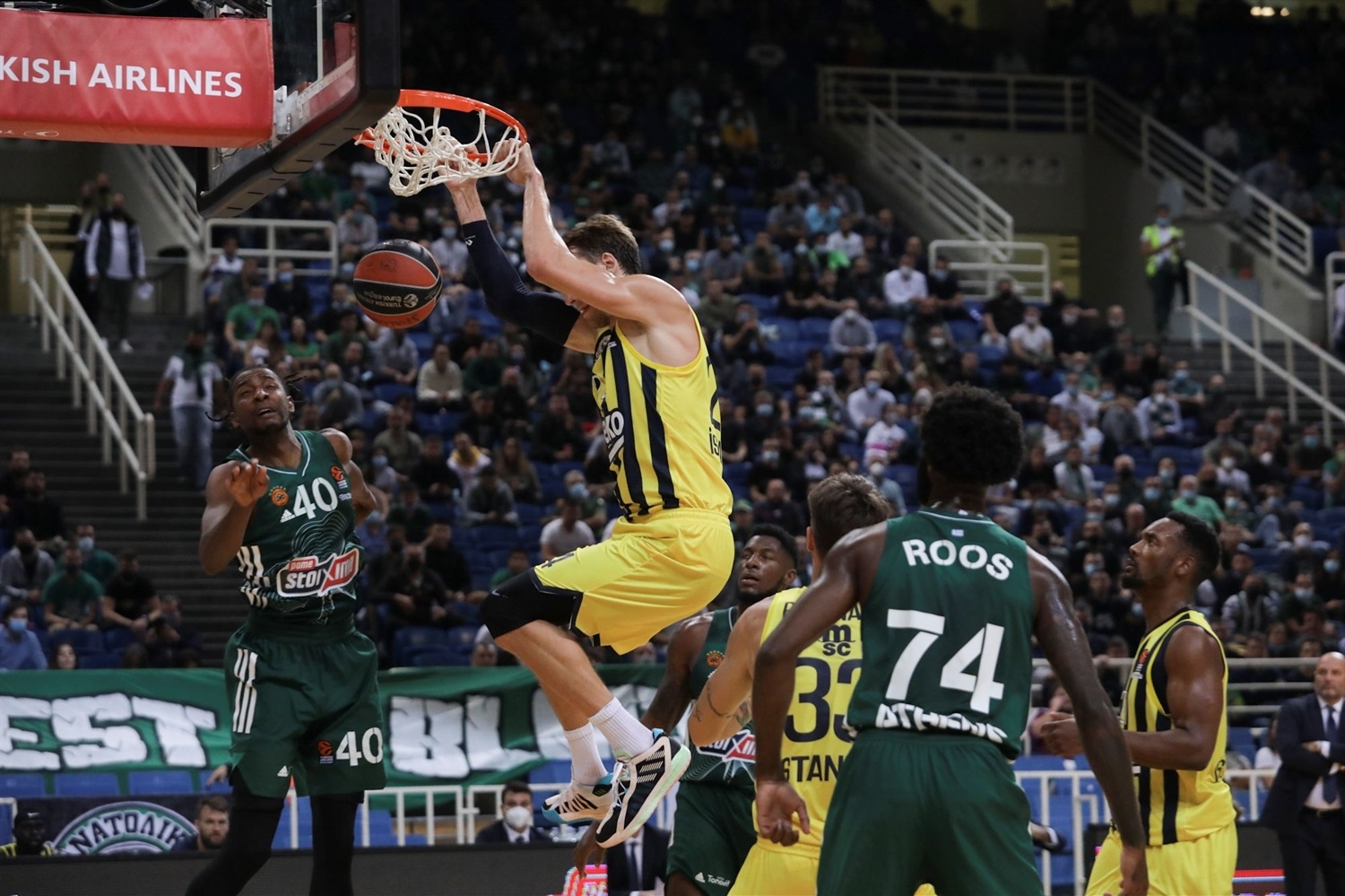 THY Euroleague: Panathinaikos: 91 - Fenerbahçe Beko: 87