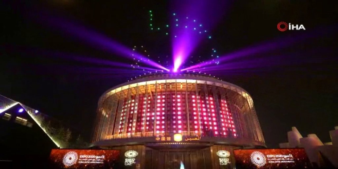 Dubai’deki Expo 2020’de ışık gösterileri hayran bırakıyor