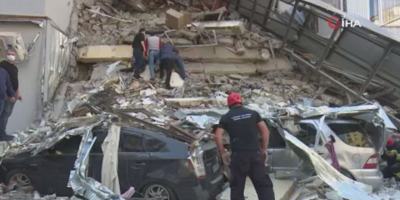 Gürcistan'da 5 katlı bina çöktü