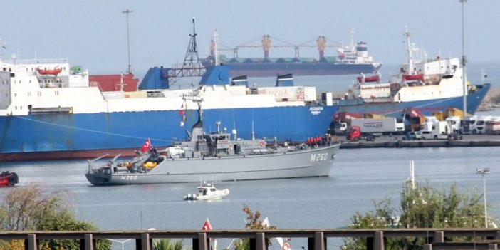 NATO gemileri Samsun’dan ayrıldı