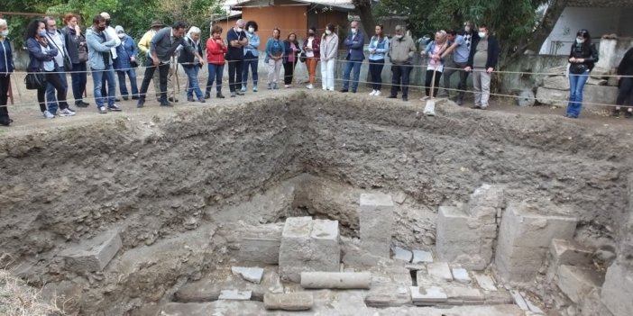 Balıkesir’de Adramytteion kazılarında Roma hamamı ortaya çıktı