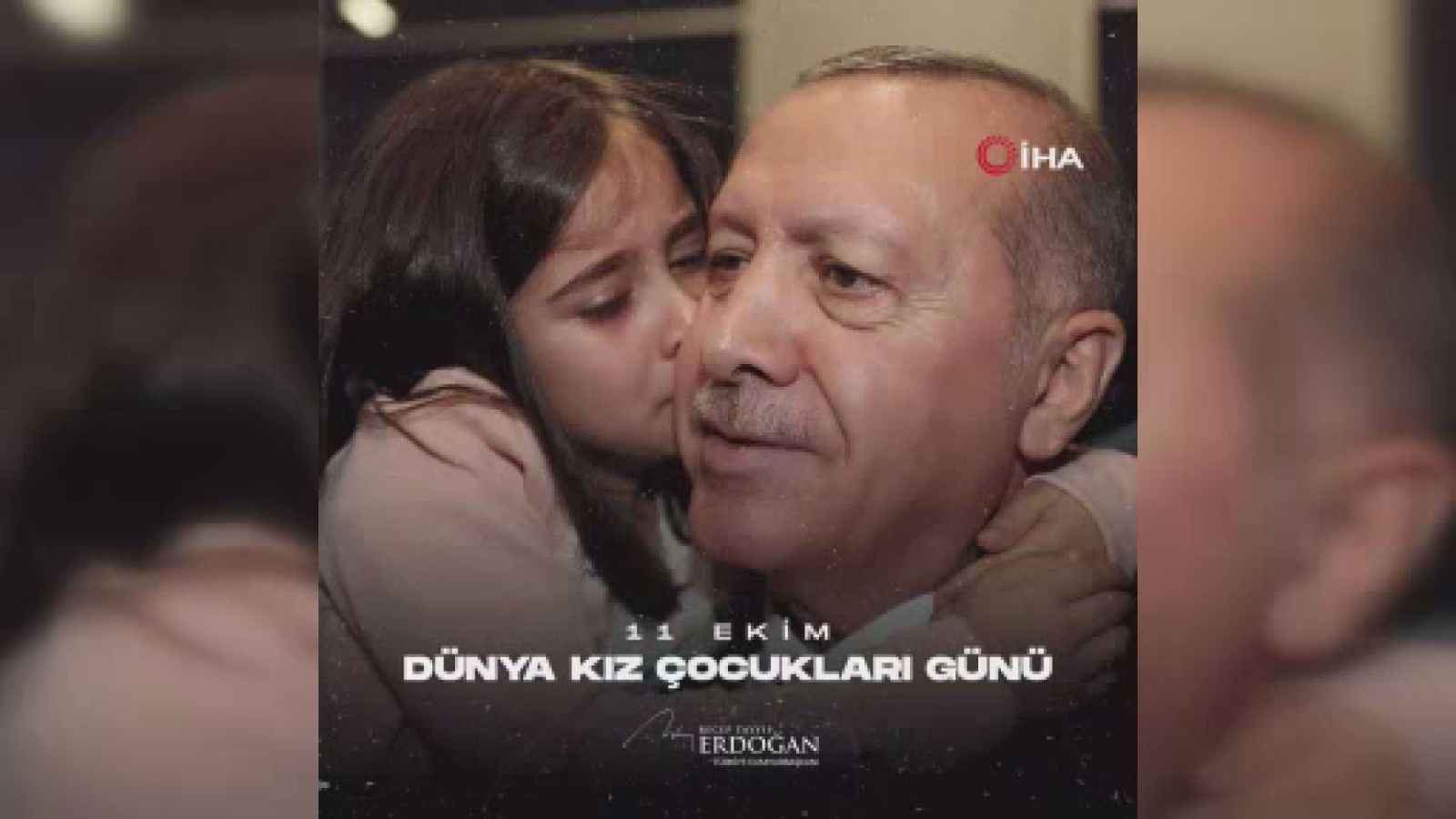 Cumhurbaşkanı Erdoğan’dan Dünya Kız Çocukları Günü Paylaşımı