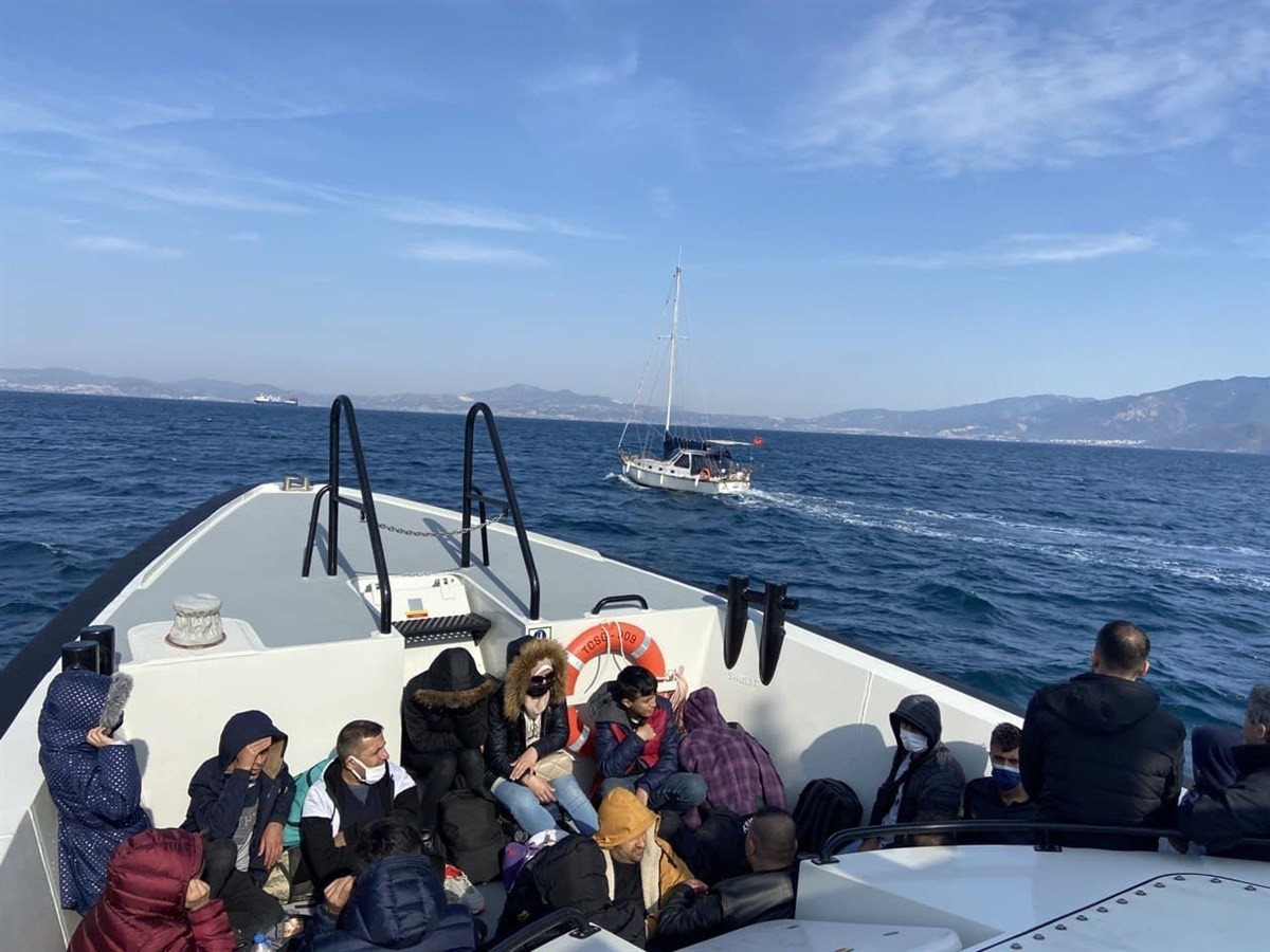 Bodrum’da 25 düzensiz göçmen yakalandı