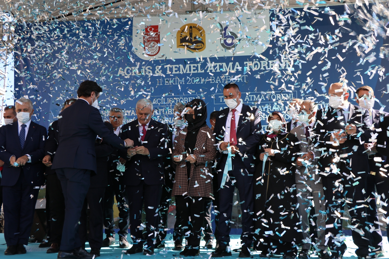 Bayburt Group tarafından yaptırılan camii ve anaokulunun açılışı Yıldırım’ın katılımıyla yapıldı