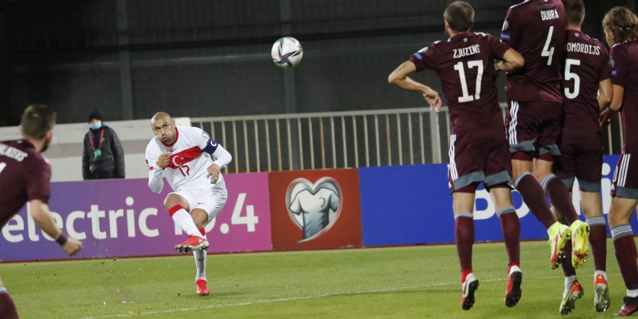 2022 FIFA Dünya Kupası Avrupa Elemeleri: Letonya: 1 - Türkiye: 2