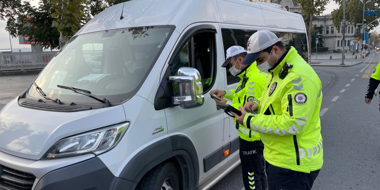 Beşiktaş’ta okul taşıtlarına yönelik denetim