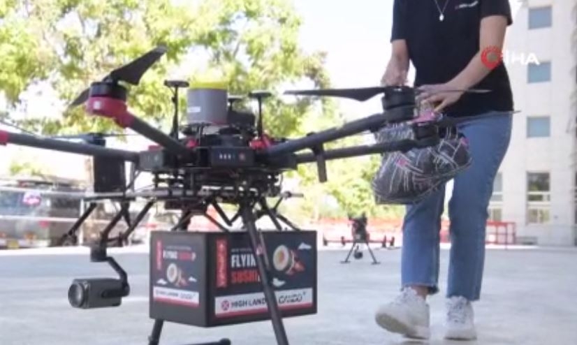 İsrail’de Dronelarla Sipariş Teslimatı İçin Test Uçuşları Başladı