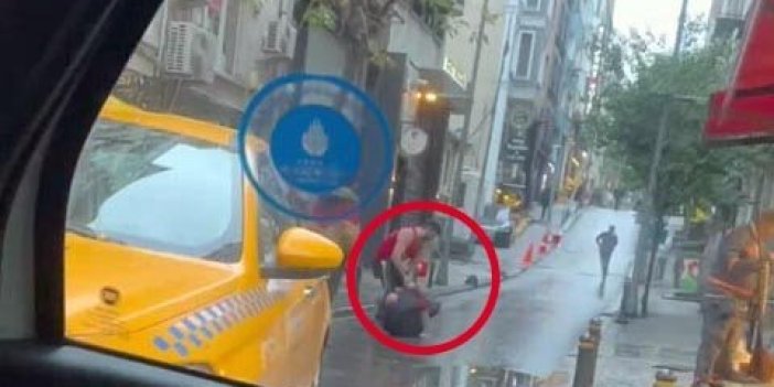 Amerikalı turist otel çalışanını böyle darp etti