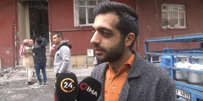 Esenler’deki yangında içeride mahsur kalanları kurtaranlardan kahraman bakkal konuştu