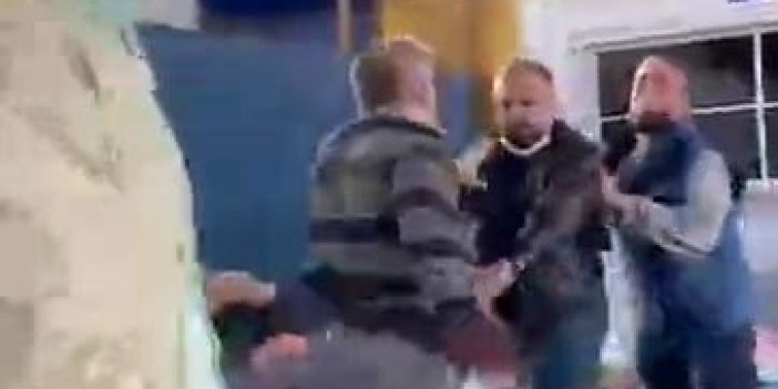 15 Temmuz Demokrasi Otogarı’nda müşteri ile kargocu kavgası kamerada