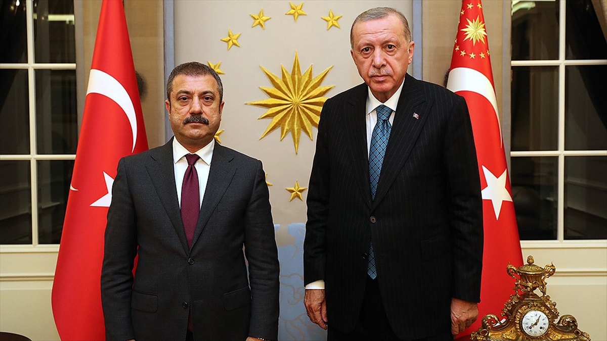 Cumhurbaşkanı Erdoğan, Tcmb Başkanı Kavcıoğlu'nu Kabul Etti