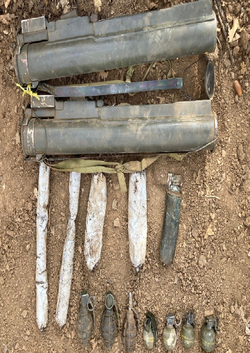 Muş’ta terör örgütü PKK’ya ait lav tanksavar silahı ve patlayıcılar ele geçirildi