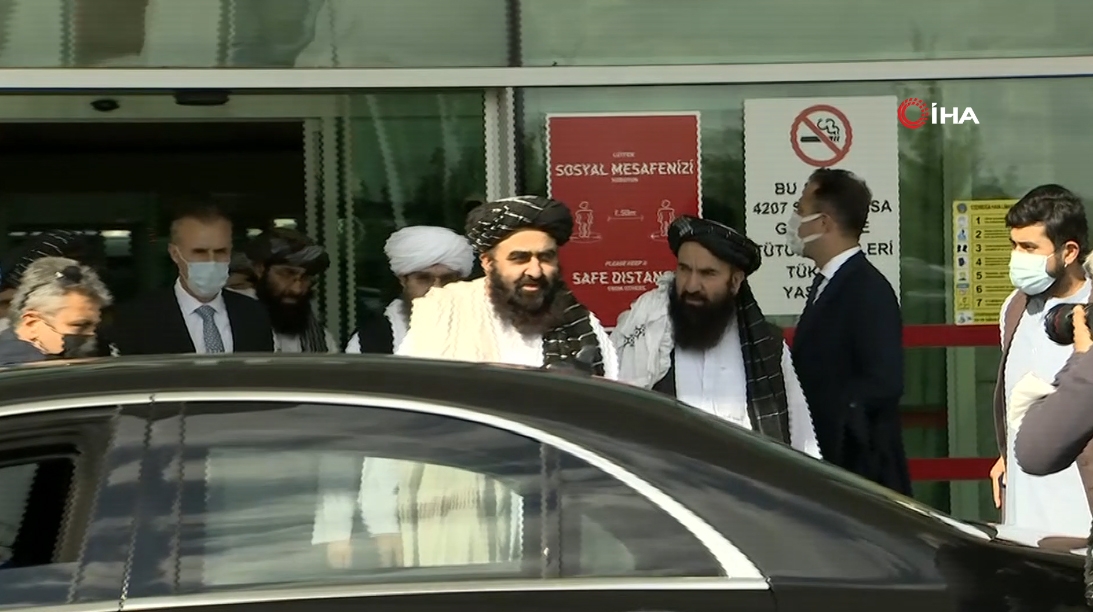 Taliban Hükümetinin Dışişleri Bakan Vekili Emirhan Muttaki Ve Beraberindeki Heyet Ankara’ya Geldi