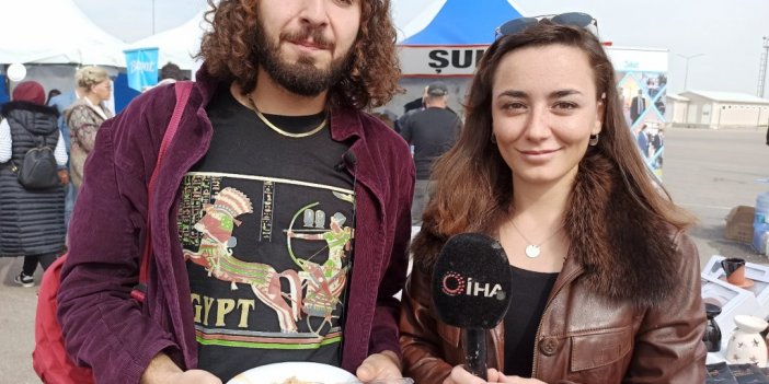 ABD’li turist tescilli lezzet Şuhut keşkeğine hayran kaldı