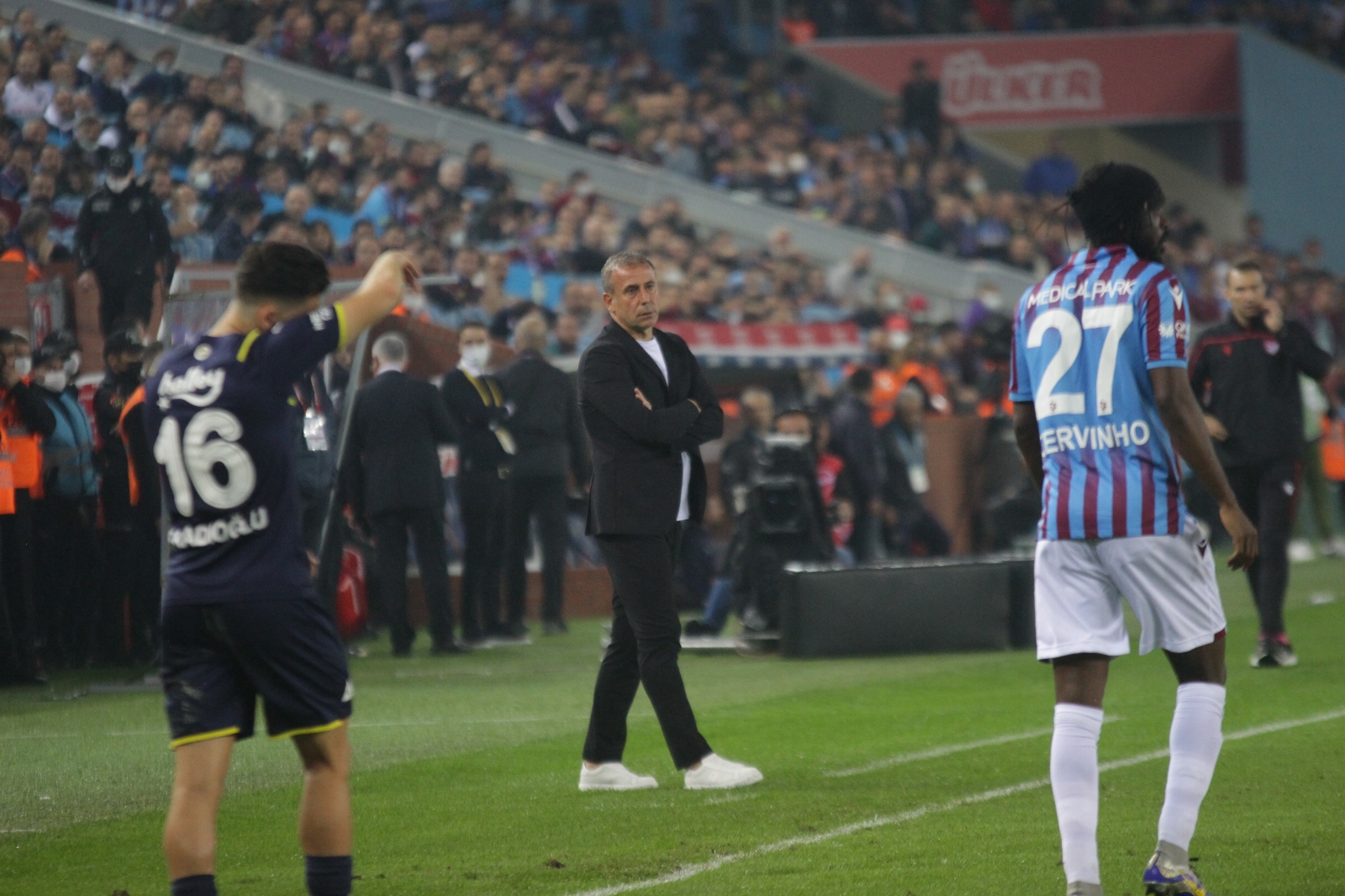 Süper Lig: Trabzonspor: 1 - Fenerbahçe: 1 (ilk Yarı)