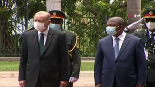 Cumhurbaşkanı Erdoğan, Angola’da Resmi Tören İle Karşılandı