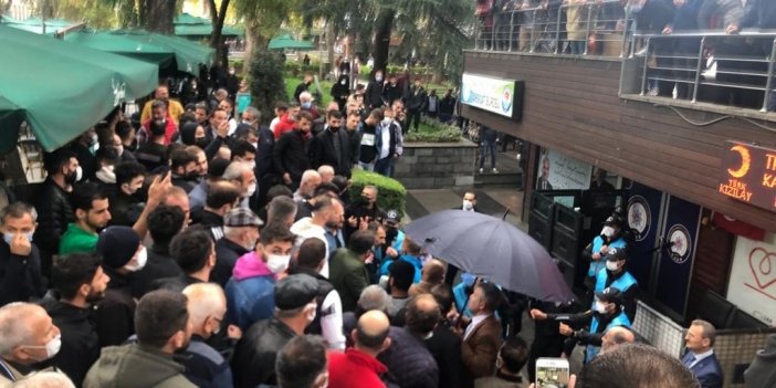 Trabzon şehir merkezinde gerginlik