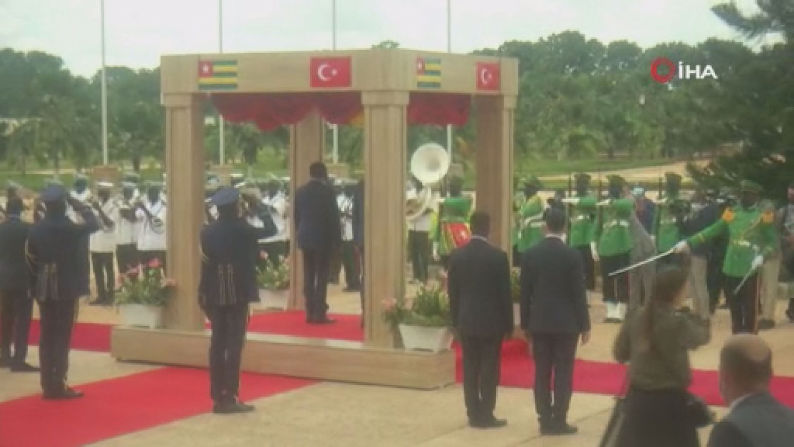 Cumhurbaşkanı Erdoğan, Togo’da Resmi Tören İle Karşılandı