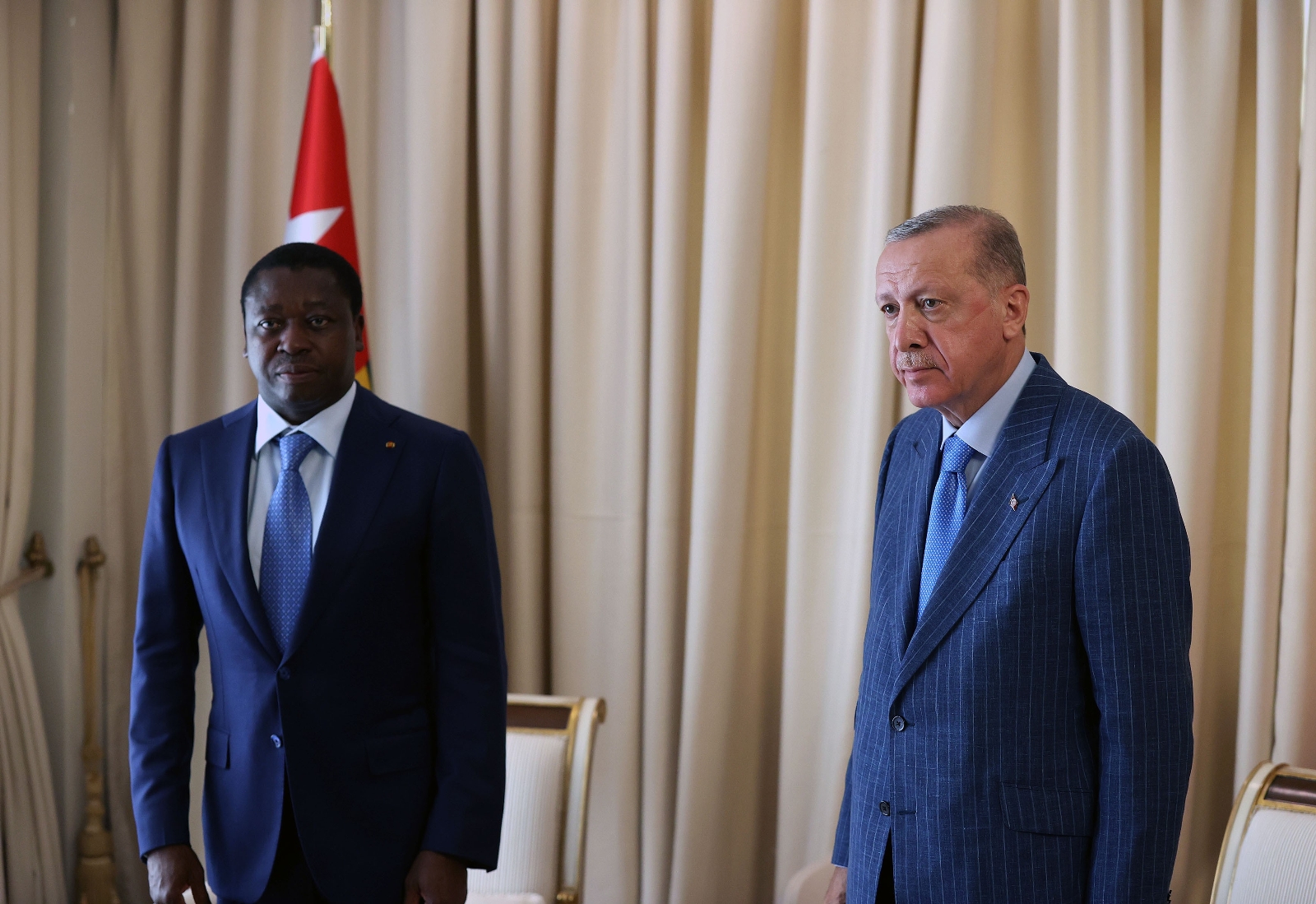 Cumhurbaşkanı Erdoğan, Togolu Mevkidaşı Gnassingbe İle Görüştü
