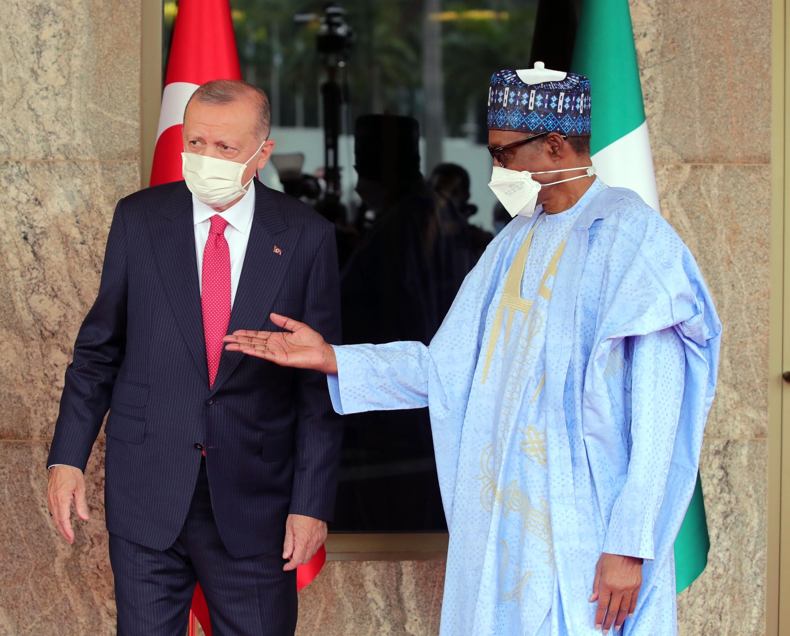 Cumhurbaşkanı Erdoğan, Nijerya Devlet Başkanı Buhari İle Görüştü