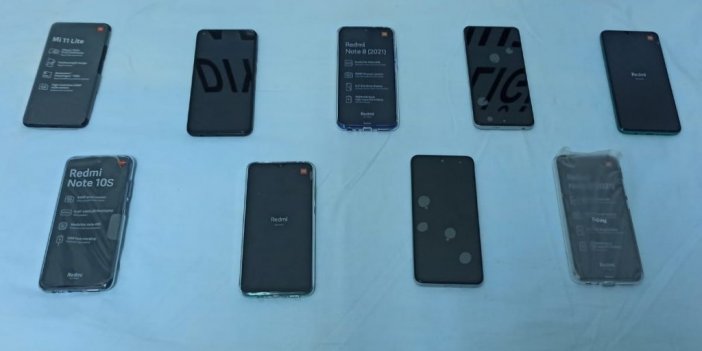 Jandarma kaçak cep telefonu ele geçirdi