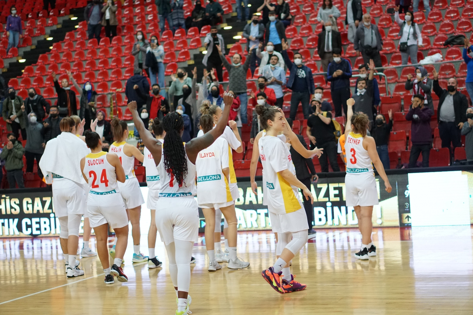 Bellona Kayseri Basketbol İlk Galibiyetini Aldı