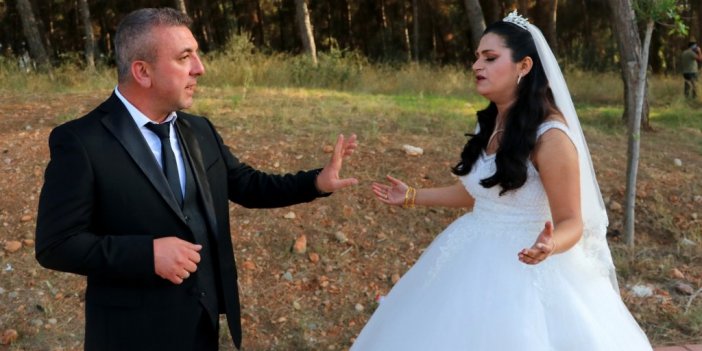 Düğün günü dış çekime giden gelin ve damadın altınlarını çaldılar