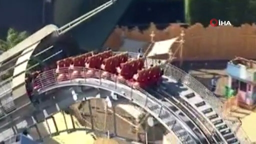 Elektrikler kesilince 3 saat boyunca hız treninde mahsur kaldılar