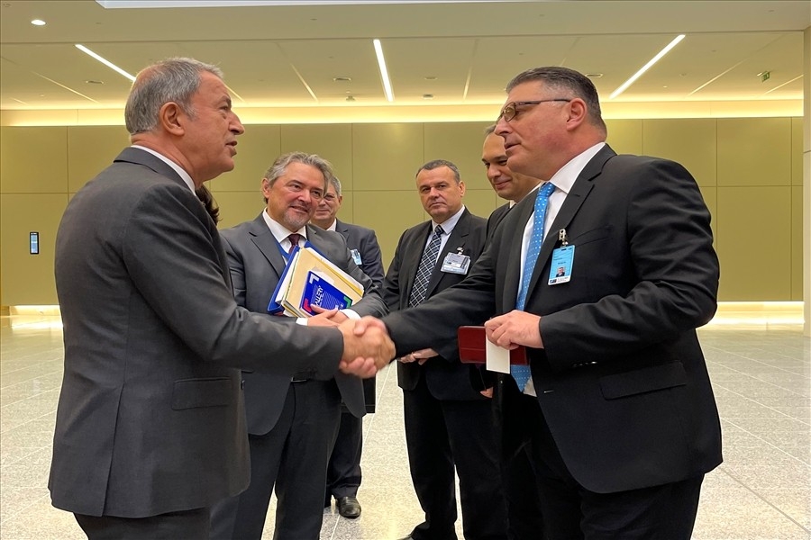 Bakan Akar, Bulgar Mevkidaşı Panayotov İle Görüştü