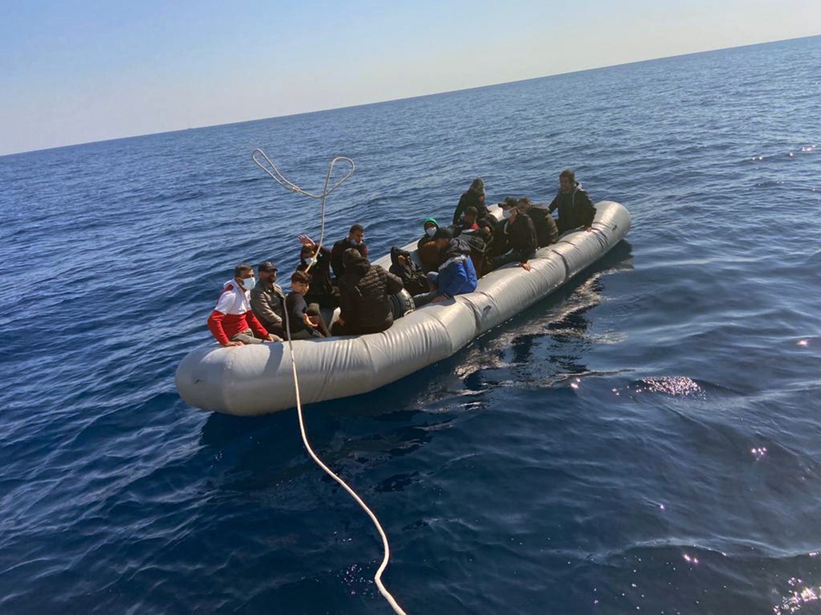 Marmaris’te 15 Düzensiz Gömen Kurtarıldı