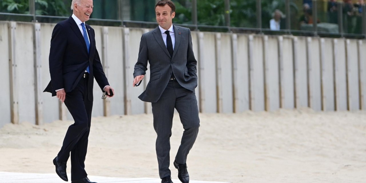 ABD Başkanı Biden, Fransa Cumhurbaşkanı Macron ile görüştü