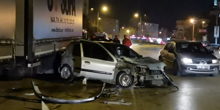 Alkollü kadın sürücü dehşet saçtı