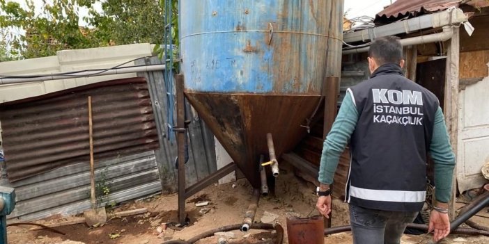 İstanbul’da 73 bin litre kaçak akaryakıt ele geçirildi