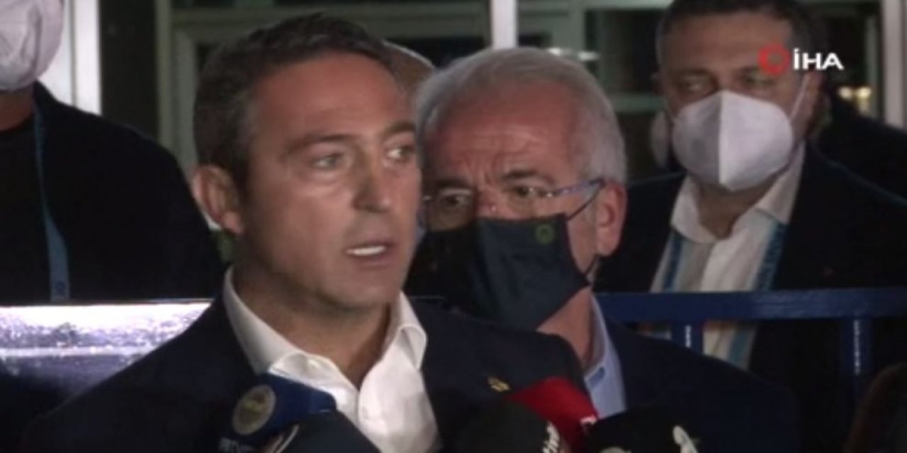 Ali Koç: “Taraftarın tepkisi haklı“