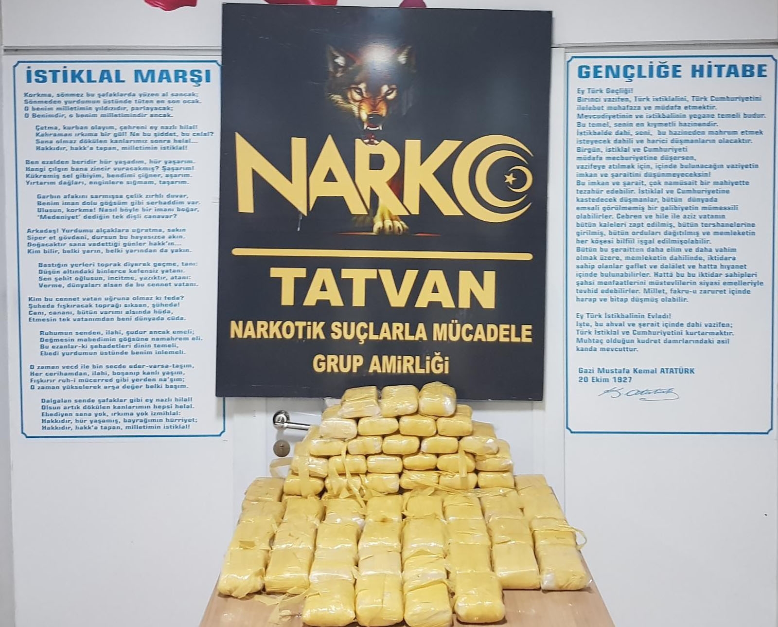 Bitlis’te 34 kilo eroin ele geçirildi